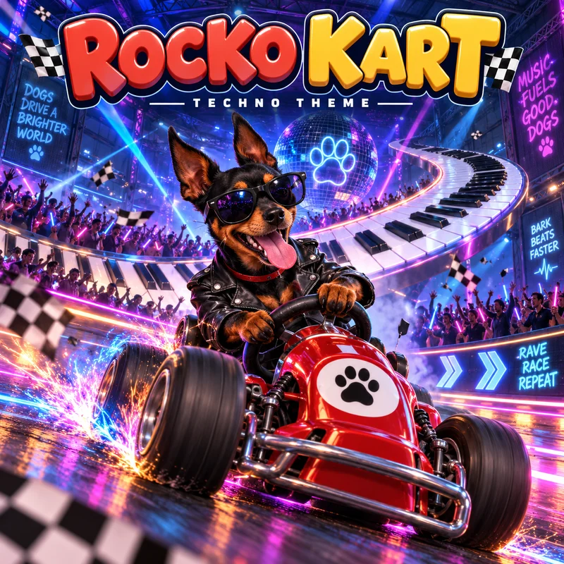 Rocko Kart (Techno Theme) album cover